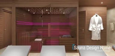 Wellness szaunaház finn szaunával Wellness szaunaház finn szaunával