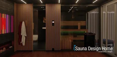 Szauna vizesblokkal Szauna vizesblokkal
