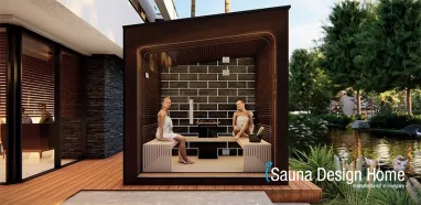 Modern kültéri szauna építés Modern kültéri szauna építés