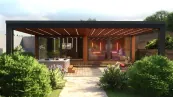 Egyedi építésű modern szaunaház Egyedi építésű modern szaunaház