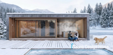 Modern Szauna