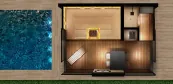 Wellness prémium szaunaház Wellness prémium szaunaház