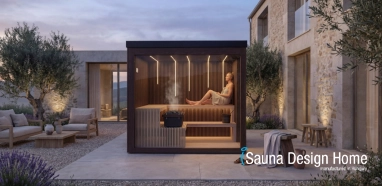 Kültéri design szauna